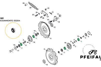 RODAMIENTO 30204